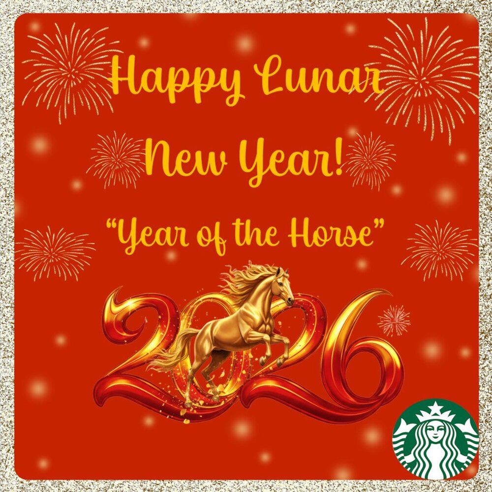 🐴 🧧 Starbucks 👉